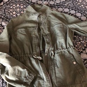 Old navy green field jacket large TALL